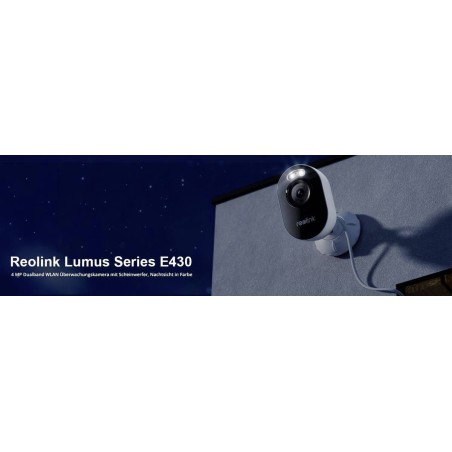 Reolink Lumus Series E430 IP-sikkerhedskamera Udendørs 1920 x 1080 pixel Væg
